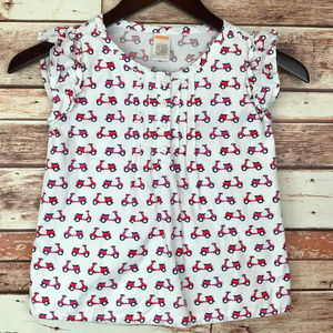 Gymboree short sleeve scooter pattern shirt Size 7
